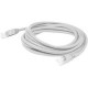 AddOn 3ft RJ-45 (Male) to RJ-45 (Male) Straight White Cat5e UTP PVC Copper Patch Cable - 2.99 ft Category 5e Network Cable for Network Device - First End: 1 x RJ-45 Male Network - Second End: 1 x RJ-45 Male Network - Patch Cable - White - 1 Pack ADD-3FCAT