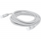 AddOn Cat.6a UTP Patch Network Cable - 25 ft Category 6a Network Cable for Network Device - First End: 1 x RJ-45 Male Network - Second End: 1 x RJ-45 Male Network - Patch Cable - 24 AWG - White - 1 ADD-25FCAT6A-WE