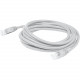 AddOn Cat.6a UTP Patch Network Cable - 15 ft Category 6a Network Cable for Network Device - First End: 1 x RJ-45 Male Network - Second End: 1 x RJ-45 Male Network - Patch Cable - 24 AWG - White - 1 ADD-15FCAT6A-WE