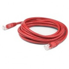 AddOn Cat.6 UTP Patch Network Cable - 12 ft Category 6 Network Cable for Patch Panel, Hub, Switch, Media Converter, Router, Network Device - First End: 1 x RJ-45 Male Network - Second End: 1 x RJ-45 Male Network - Patch Cable - 28 AWG - Red ADD-12FSLCAT6-