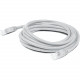AddOn 40ft RJ-45 (Male) to RJ-45 (Male) Straight White Cat6 UTP PVC Copper Patch Cable - 40 ft Category 6 Network Cable for Network Device - First End: 1 x RJ-45 Male Network - Second End: 1 x RJ-45 Male Network - Patch Cable - 24 AWG - White - 1 ADD-40FC