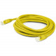 AddOn Cat.5e UTP Patch Network Cable - 25 ft Category 5e Network Cable for Network Device - First End: 1 x RJ-45 Male Network - Second End: 1 x RJ-45 Male Network - Patch Cable - 24 AWG - Yellow - 1 Pack ADD-25FCAT5E-YW