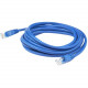 AddOn 25ft RJ-45 (Male) to RJ-45 (Male) Blue Cat6A UTP PVC Copper Patch Cable - 25 ft Category 6a Network Cable for Patch Panel, Hub, Switch, Media Converter, Router, Network Device - First End: 1 x RJ-45 Male Network - Second End: 1 x RJ-45 Male Network 