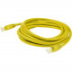 AddOn 26ft RJ-45 (Male) to RJ-45 (Male) Yellow Cat6A UTP PVC Copper Patch Cable - 26 ft Category 6a Network Cable for Network Device, Patch Panel, Hub, Switch, Media Converter, Router - First End: 1 x RJ-45 Male Network - Second End: 1 x RJ-45 Male Networ