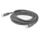 AddOn 20ft RJ-45 (Male) to RJ-45 (Male) Gray Cat6 Straight UTP PVC Copper Patch Cable - 20 ft Category 6 Network Cable for Patch Panel, Hub, Switch, Media Converter, Router, Network Device - First End: 1 x RJ-45 Male Network - Second End: 1 x RJ-45 Male N