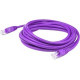 AddOn Cat. 6 STP Network Cable - 3.51 ft Category 6 Network Cable for Patch Panel, Hub, Switch, Media Converter, Router, Network Device - First End: 1 x RJ-45 Male Network - Second End: 1 x RJ-45 Male Network - Patch Cable - Shielding - Purple - 1 Pack AD