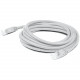 AddOn Cat.6a UTP Patch Network Cable - 30 ft Category 6a Network Cable for Network Device - First End: 1 x RJ-45 Male Network - Second End: 1 x RJ-45 Male Network - Patch Cable - 24 AWG - White - 1 ADD-30FCAT6A-WE