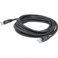 AddOn Cat.6 UTP Patch Network Cable - 33 ft Category 6 Network Cable for Network Device - First End: 1 x RJ-45 Male Network - Second End: 1 x RJ-45 Male Network - Patch Cable - 28 AWG - Black - 1 ADD-33FSLCAT6-BK