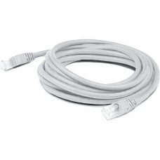 AddOn 35ft RJ-45 (Male) to RJ-45 (Male) Straight White Cat6 UTP PVC Copper Patch Cable - 35 ft Category 6 Network Cable for Network Device - First End: 1 x RJ-45 Male Network - Second End: 1 x RJ-45 Male Network - Patch Cable - 24 AWG - White - 1 ADD-35FC