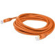 AddOn 35ft Non-Terminated Shielded Orange Cat6 STP Plenum-Rated Copper Patch Cable - 35.01 ft Category 6 Network Cable for Network Device - First End: 1 x RJ-45 Male Network - Second End: 1 x RJ-45 Male Network - Patch Cable - Shielding - Orange - 1 Pack 