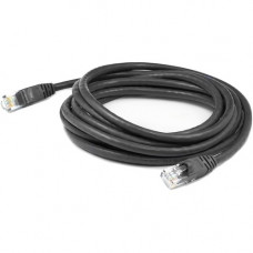 AddOn 10ft RJ-45 (Male) to RJ-45 (Male) Black Cat6 STP PVC Copper Patch Cable - 10 ft Category 6 Network Cable for Patch Panel, Hub, Switch, Media Converter, Router, Network Device - First End: 1 x RJ-45 Male Network - Second End: 1 x RJ-45 Male Network -