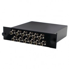 AddOn Cassette for 3-Bay Patch Panel, 1 MPO In, 12 ST Simplex Out, Single-mode Simplex OS1 - 100% compatible and guaranteed to work ADD-3BAYC1MP12STSS1