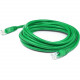 AddOn 7ft RJ-45 (Male) to RJ-45 (Male) Straight Green Cat6 UTP PVC Copper Patch Cable - 7 ft Category 6 Network Cable for Network Device - First End: 1 x RJ-45 Male Network - Second End: 1 x RJ-45 Male Network - Patch Cable - 24 AWG - Green - 1 ADD-7FCAT6