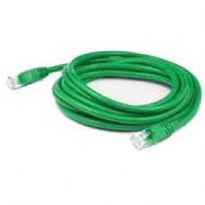 AddOn 26ft RJ-45 (Male) to RJ-45 (Male) Green Cat6 Straight UTP PVC Copper Patch Cable - 26 ft Category 6 Network Cable for Patch Panel, Hub, Switch, Media Converter, Router, Network Device - First End: 1 x RJ-45 Male Network - Second End: 1 x RJ-45 Male 