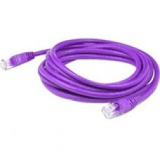 AddOn 40ft RJ-45 (Male) to RJ-45 (Male) Shielded Straight Purple Cat6 STP PVC Copper Patch Cable - 100% compatible and guaranteed to work ADD-40FCAT6S-PE