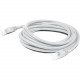 AddOn Cat.6a UTP Patch Network Cable - 50 ft Category 6a Network Cable for Network Device - First End: 1 x RJ-45 Male Network - Second End: 1 x RJ-45 Male Network - Patch Cable - 24 AWG - White - 1 ADD-50FCAT6A-WE