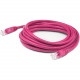 AddOn Cat.6a UTP Patch Network Cable - 15 ft Category 6a Network Cable for Patch Panel, Hub, Switch, Media Converter, Router, Network Device - First End: 1 x RJ-45 Male Network - Second End: 1 x RJ-45 Male Network - 10 Gbit/s - Patch Cable - 24 AWG - Pink