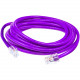 AddOn 5ft RJ-45 (Male) to RJ-45 (Male) Purple Cat5e UTP PVC Copper Patch Cable - Category 5e Network Cable for Patch Panel, Hub, Switch, Media Converter, Router, Network Device - First End: 1 x RJ-45 Male Network - Second End: 1 x RJ-45 Male Network - 1 G