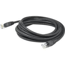 AddOn 5ft RJ-45 (Male) to RJ-45 (Male) Straight Black Cat.6 UTP PVC Copper Patch Cable - 5 ft Category 6 Network Cable for Network Device - First End: 1 x RJ-45 Male Network - Second End: 1 x RJ-45 Male Network - Patch Cable - 24 AWG - Black - 1 Pack ADD-