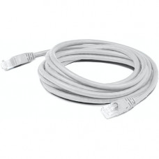 AddOn 5ft RJ-45 (Male) to RJ-45 (Male) Straight White Cat6A UTP PVC Copper Patch Cable - 5 ft Category 6a Network Cable for Network Device - First End: 1 x RJ-45 Male Network - Second End: 1 x RJ-45 Male Network - Patch Cable - 24 AWG - White - 1 Pack ADD