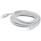 AddOn Cat.6a UTP Patch Network Cable - 14 ft Category 6a Network Cable for Network Device - First End: 1 x RJ-45 Male Network - Second End: 1 x RJ-45 Male Network - Patch Cable - 24 AWG - White ADD-14FCAT6A-WE