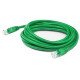 AddOn 8ft RJ-45 (Male) to RJ-45 (Male) Green Cat6 Straight UTP PVC Copper Patch Cable - 8 ft Category 6 Network Cable for Patch Panel, Hub, Switch, Media Converter, Router, Network Device - First End: 1 x RJ-45 Male Network - Second End: 1 x RJ-45 Male Ne