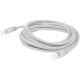 AddOn Cat.6a UTP Patch Network Cable - 7 ft Category 6a Network Cable for Network Device - First End: 1 x RJ-45 Male Network - Second End: 1 x RJ-45 Male Network - Patch Cable - 24 AWG - White - 1 ADD-7FCAT6A-WE