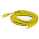 AddOn 25ft RJ-45 (Male) to RJ-45 (Male) Yellow Cat6A UTP PVC Copper Patch Cable - 25 ft Category 6a Network Cable for Patch Panel, Hub, Switch, Media Converter, Router, Network Device - First End: 1 x RJ-45 Male Network - Second End: 1 x RJ-45 Male Networ