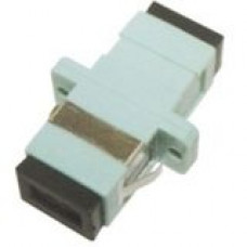 AddOn SC Female to SC Female MMF OM3 Simplex Fiber Optic Adapter - 100% compatible and guaranteed to work - TAA Compliance ADD-ADPT-SCFSCF3-MS