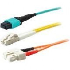 AddOn 25m ASC (Male) to LC (Male) Yellow OS1 Duplex Fiber OFNR (Riser-Rated) Patch Cable - 100% compatible and guaranteed to work ADD-ASC-LC-25M9SMF