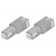 AddOn 2-Pack 3dB fixed Male to Female SC/UPC SMF OS1 Simplex fiber Attenuator - 100% compatible and guaranteed to work - RoHS, TAA Compliance ADD-ATTN-SCPC-3DB