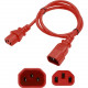 AddOn Standard Power Cord - 250 V / 10 A - Red - 8 ft Cord Length - TAA Compliant ADD-C132C1414AWG8FRD