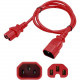 AddOn Standard Power Cord - 120 V / 10 A, 230 V - Red - 1 ADD-C142C1514AWG10FT-RD