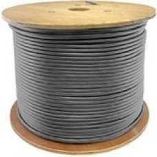 AddOn 1000ft Non-Terminated Gray Cat6A UTP PVC Solid Copper Patch Cable - 1000 ft Category 6a Network Cable for Network Device - Bare Wire - Bare Wire - 10 Gbit/s - Patch Cable - Gray - 1 Pack ADD-CAT6A1KSD-GY