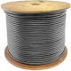AddOn 1000ft Non-Terminated Gray Cat6A UTP PVC Solid Copper Patch Cable - 1000 ft Category 6a Network Cable for Network Device - Bare Wire - Bare Wire - 10 Gbit/s - Patch Cable - Gray - 1 Pack ADD-CAT6A1KSD-GY