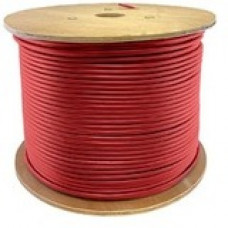 AddOn 1000ft Non-Terminated Red Cat6A STP Plenum-Rated Copper Patch Cable - 1000 ft Category 6a Network Cable for Network Device - Bare Wire - Bare Wire - Patch Cable - Shielding - Plenum - 24 AWG - Red - 1 Pack ADD-CAT6A1KSP-RD