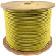 AddOn 1000ft Non-Terminated Yellow Cat6A UTP PVC Copper Patch Cable - 1000 ft Category 6a Network Cable for Patch Panel, Hub, Switch, Media Converter, Router, Network Device - Bare Wire - Bare Wire - 10 Gbit/s - Patch Cable - Yellow - 1 Pack ADD-CAT6ABULK