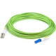 AddOn Fiber Optic Duplex Network Cable - 3.28 ft Fiber Optic Network Cable for Network Device - First End: 2 x CS Male Network - Second End: 2 x LC Male Network - Patch Cable - Lime Green - 1 Pack ADD-CS-LC-1M5OM5