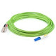 AddOn Fiber Optic Duplex Patch Network Cable - 19.70 ft Fiber Optic Network Cable for Network Device - First End: 2 x SC Male Network - Second End: 2 x CS Male Network - Patch Cable - OFNR - 50 &micro;m - Lime Green - 1 Pack ADD-CS-SC-6M5OM5