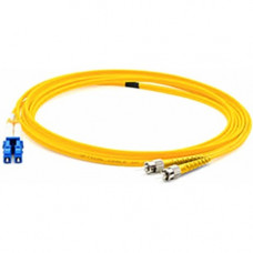 AddOn 10m FC (Male) to LC (Male) Yellow OS1 Duplex Fiber OFNR (Riser-Rated) Patch Cable - 100% compatible and guaranteed to work ADD-LC-FC-10M9SMF