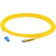 AddOn 10m FC (Male) to LC (Male) Yellow OS1 Simplex Fiber OFNR (Riser-Rated) Patch Cable - 100% compatible and guaranteed to work - TAA Compliance ADD-LC-FC-10MS9SMF