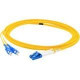 AddOn 2m FC (Male) to LC (Male) Yellow OS1 Duplex Fiber OFNR (Riser-Rated) Patch Cable - 100% compatible and guaranteed to work ADD-LC-FC-2M9SMF