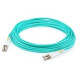 AddOn 9m LC (Male) to LC (Male) Straight Aqua OM4 Duplex Plenum Fiber Patch Cable - 29.50 ft Fiber Optic Network Cable for Transceiver, Network Device - First End: 2 x LC Male Network - Second End: 2 x LC Male Network - Patch Cable - Plenum - 50/125 &