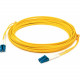 AddOn 15m LC (Male) to LC (Male) Yellow OS1 Duplex Fiber OFNR (Riser-Rated) Patch Cable - 100% compatible and guaranteed to work - TAA Compliance ADD-LC-LC-15M9SMF