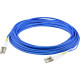 AddOn Fiber Optic Duplex Patch Network Cable - 16.40 ft Fiber Optic Network Cable for Network Device, Transceiver - First End: 2 x LC/PC Male Network - Second End: 2 x LC/PC Male Network - 10 Gbit/s - Patch Cable - Plenum - 50/125 &micro;m - Blue - 1 