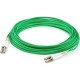 AddOn 10m LC (Male) to LC (Male) Green OM3 Duplex Fiber OFNR (Riser-Rated) Patch Cable - 32.81 ft Fiber Optic Network Cable for Transceiver, Network Device - First End: 2 x LC Male Network - Second End: 2 x LC Male Network - Patch Cable - 50/125 &micr