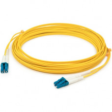 AddOn Fiber Optic Duplex Patch Network Cable - 32.81 ft Fiber Optic Network Cable for Transceiver, Network Device - First End: 2 x LC Male Network - Second End: 2 x LC Male Network - 10 Gbit/s - Patch Cable - OFNR - 62.5/125 &micro;m - Yellow - 1 - TA