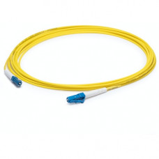 AddOn 81m LC (Male) to LC (Male) Straight Yellow OS2 Simplex Plenum Fiber Patch Cable - 265.68 ft Fiber Optic Network Cable for Network Device - First End: 1 x LC Male Network - Second End: 1 x LC Male Network - Patch Cable - Plenum - 9/125 &micro;m -