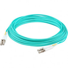 AddOn Fiber Optic Duplex Patch Network Cable - 59.06 ft Fiber Optic Network Cable for Network Device - First End: 2 x LC Male Network - Second End: 2 x LC Male Network - Patch Cable - Aqua ADD-LC-LC-18M5OM4