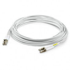 AddOn 1m LC (Male) to LC (Male) White OM4 Duplex Fiber OFNR (Riser-Rated) Patch Cable - 3.28 ft Fiber Optic Network Cable for Transceiver, Network Device - First End: 2 x LC Male Network - Second End: 2 x LC Male Network - 10 Gbit/s - Patch Cable - OFNR -